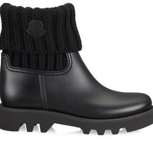 Moncler Ginette Designer Rain Boot (Women) Size 7